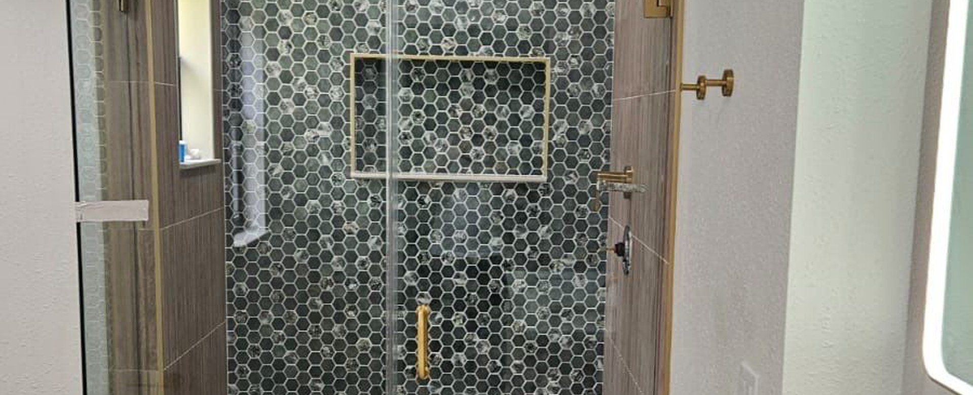 Custom shower and vanity remodel — Tampa Bay by Protek