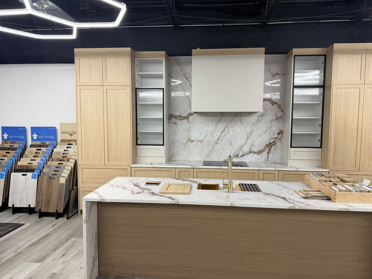 Tile and flooring display — Tampa Bay showroom